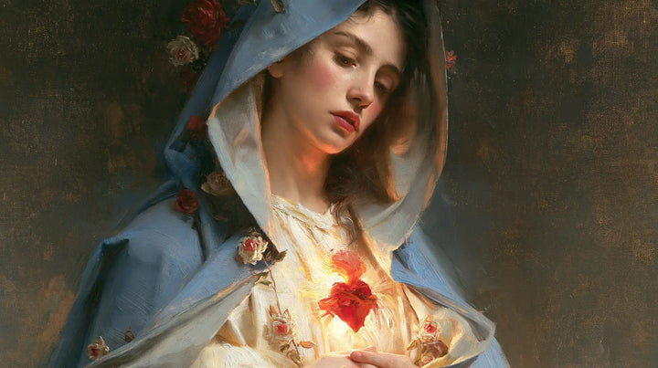 Immaculate Heart of Mary - Sacred Maternal Tenderness · Landscape n° 24