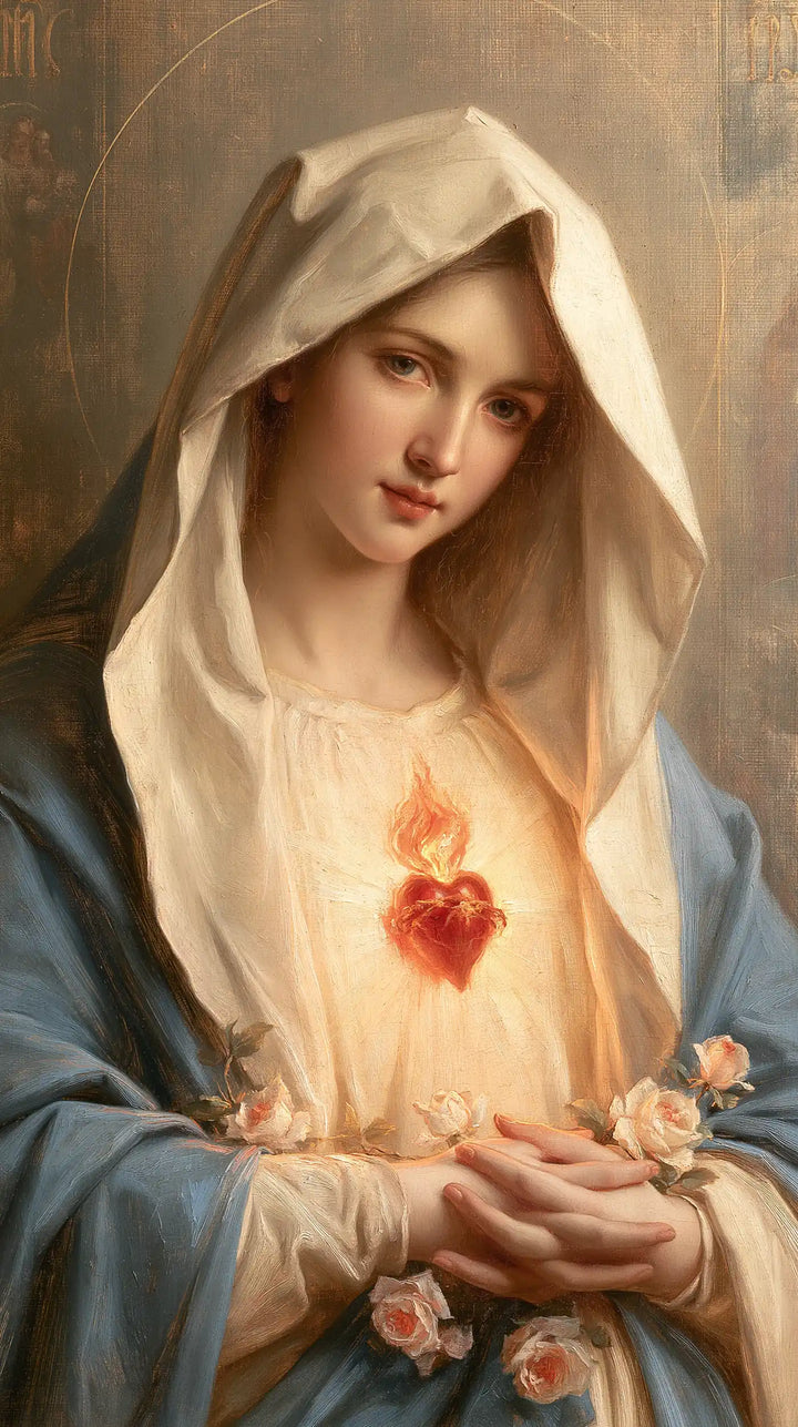 Immaculate Heart of Mary - Sacred Maternal Tenderness · Portrait n° 11