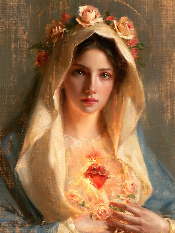 Immaculate Heart of Mary - Sacred Maternal Tenderness · Portrait n° 20