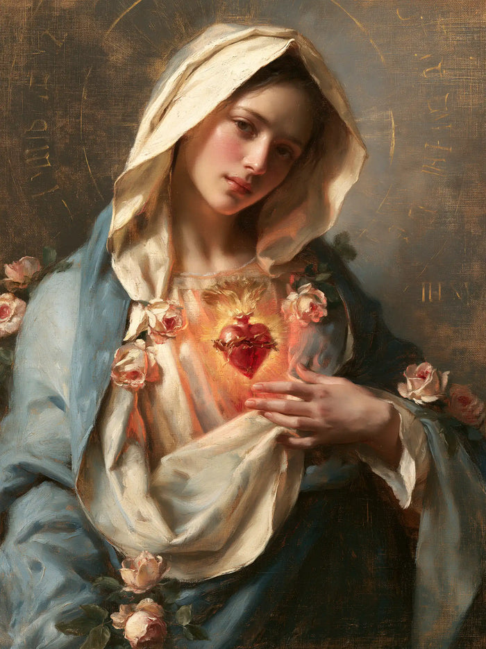 Immaculate Heart of Mary - Sacred Maternal Tenderness · Portrait n° 21