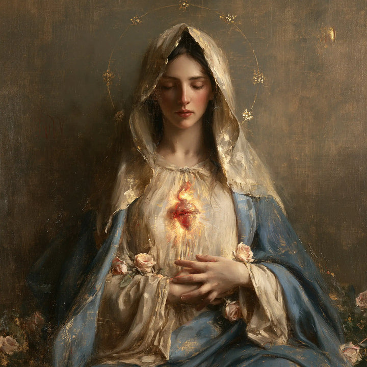 Immaculate Heart of Mary - Sacred Maternal Tenderness · Square n° 3