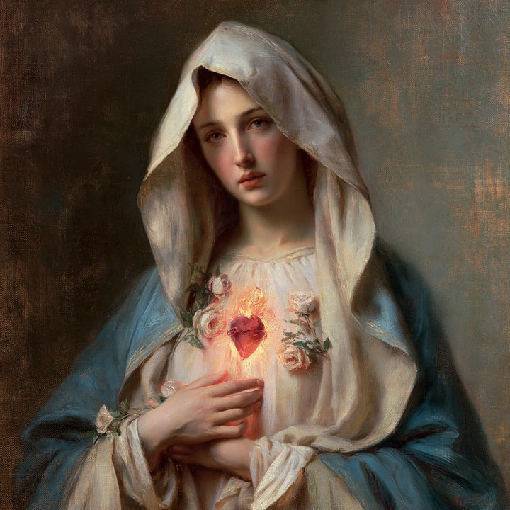 Immaculate Heart of Mary - Sacred Maternal Tenderness · Square n° 8