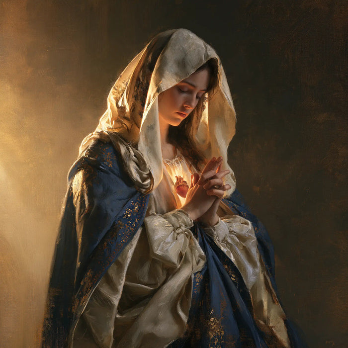 The Immaculate Heart of Mary — The Golden Hem of Silence