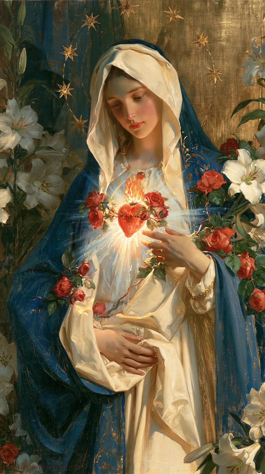 Immaculate Heart of Mary - Symbolist · Portrait n° 10