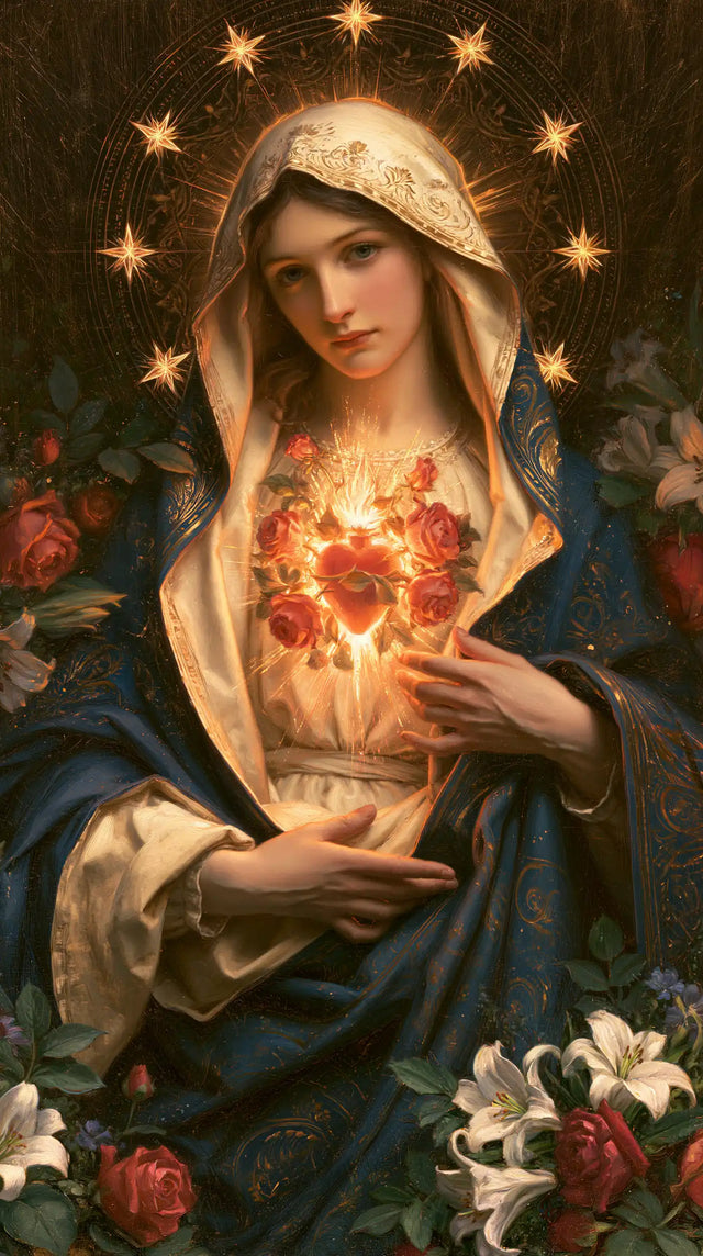 Immaculate Heart of Mary - Symbolist · Portrait n° 11