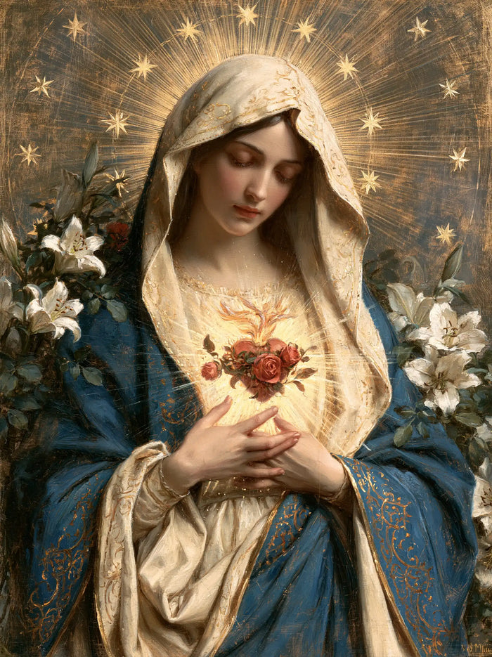The Immaculate Heart of Mary — Silence in the Halo’s Garden