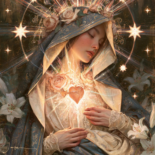 Immaculate Heart of Mary - Symbolist · Square n° 3