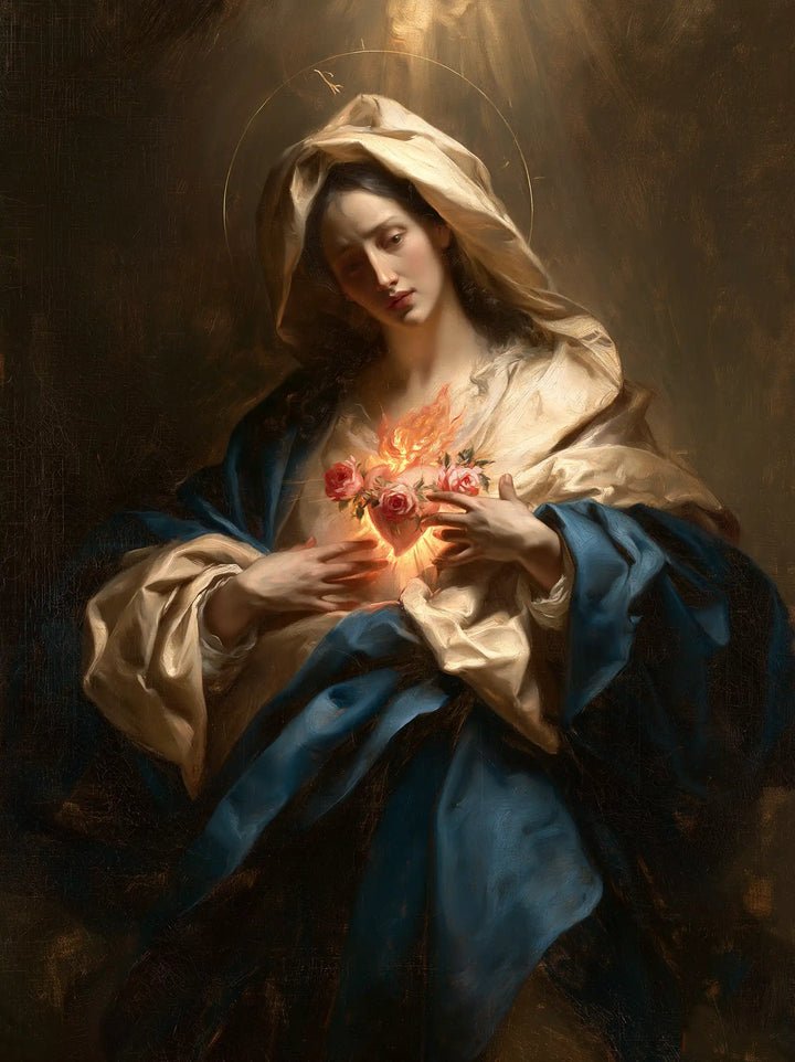 The Immaculate Heart of Mary — The Contemplative Heart Beneath the High Light
