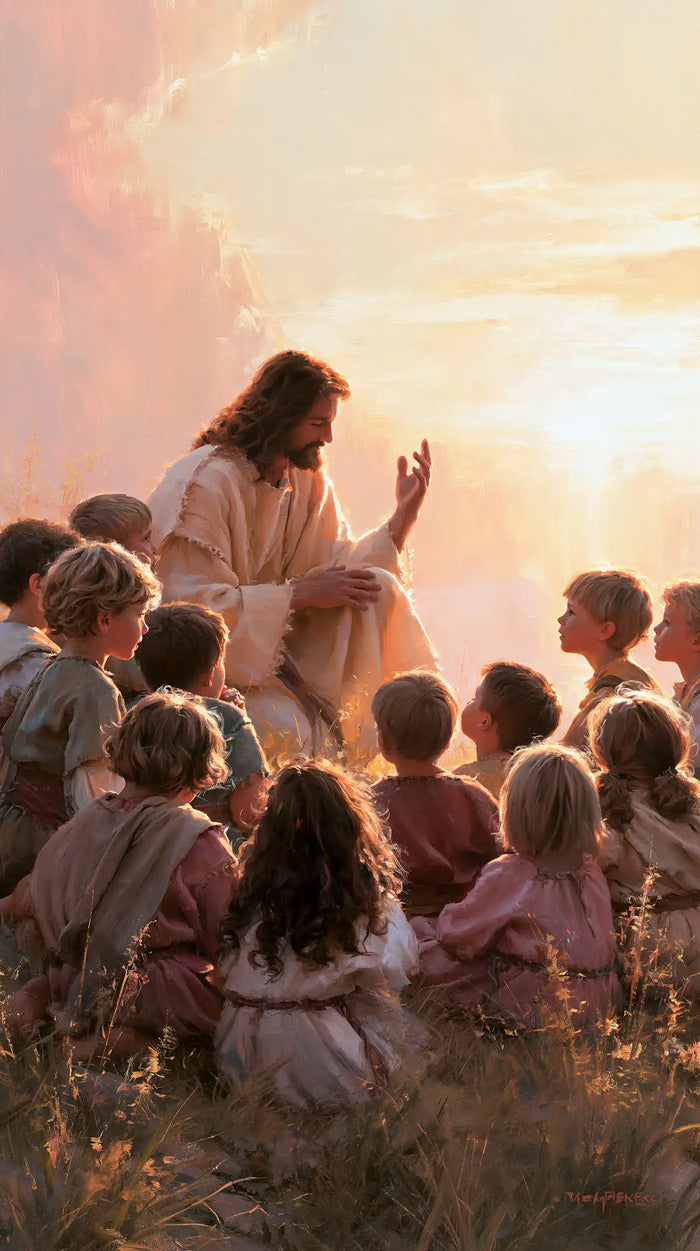 Jesus and the Children - Jesus and the Children at Dawn · Portrait n° 1