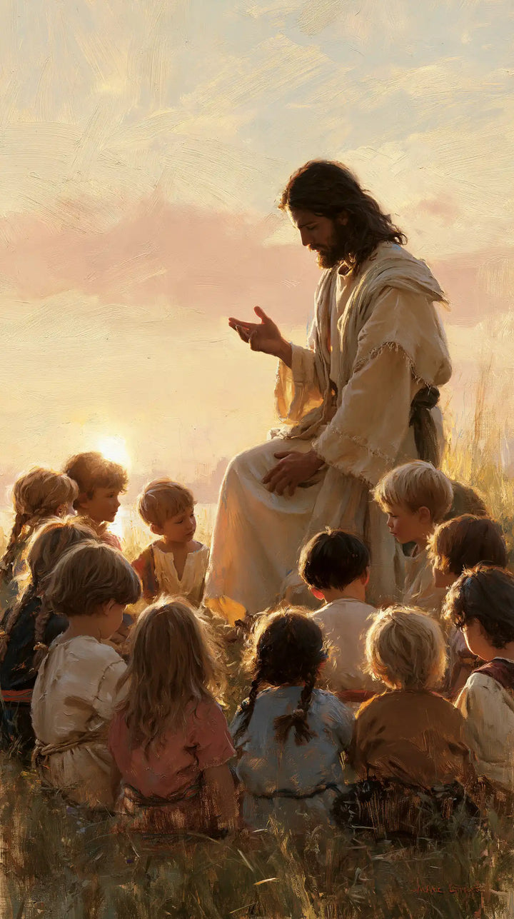 Jesus and the Children - Jesus and the Children at Dawn · Portrait n° 4