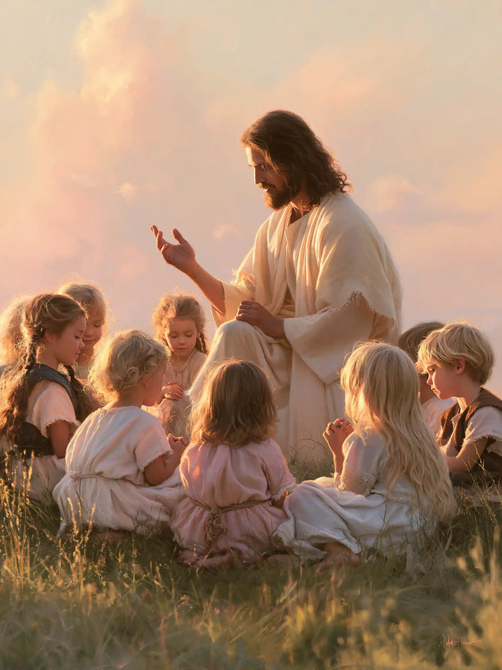 Jesus and the Children - Jesus and the Children at Dawn · Portrait n° 14