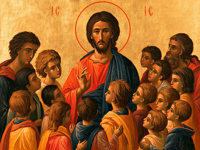 Jesus and the Children — The Gathering of Saffron Mantles