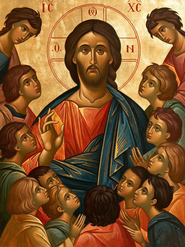 Jesus and the Children - Contemporary Byzantine · Portrait n° 14