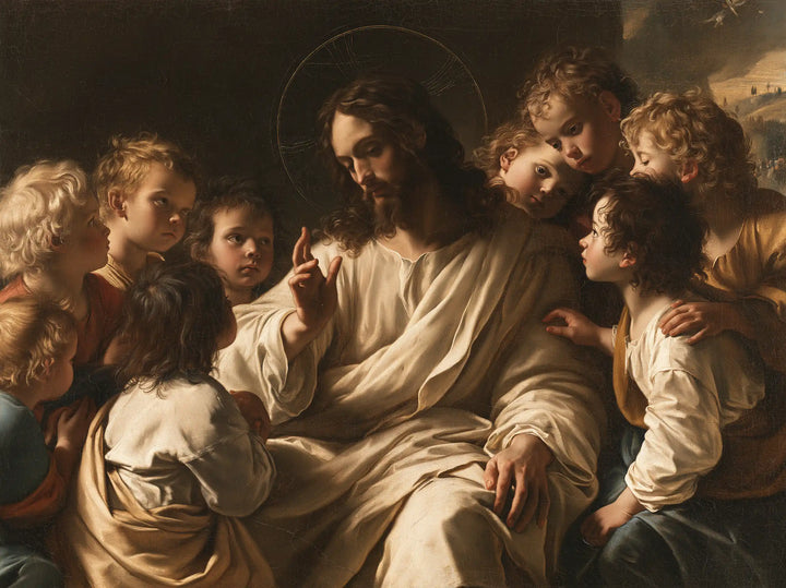 Jesus and the Children - Florentine Renaissance · Landscape n° 8