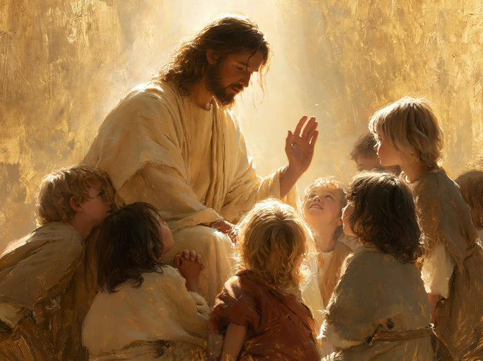 Jesus and the Children — The Palm That Holds the Day
