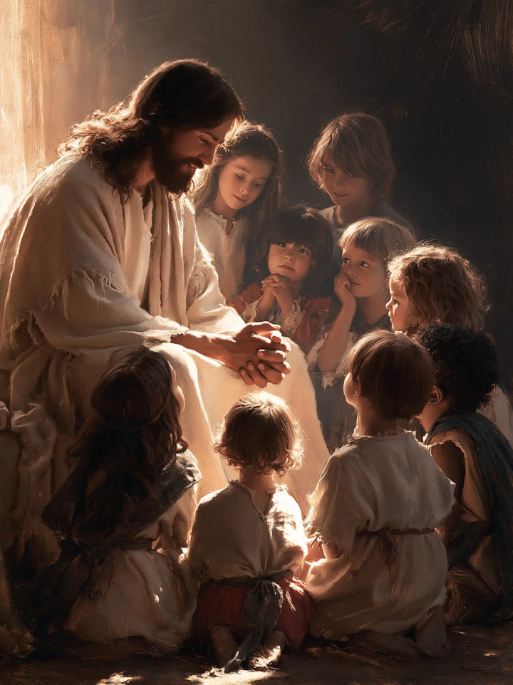 Jesus and the Children - Innocence as a Sacred Symbol · Portrait n° 10
