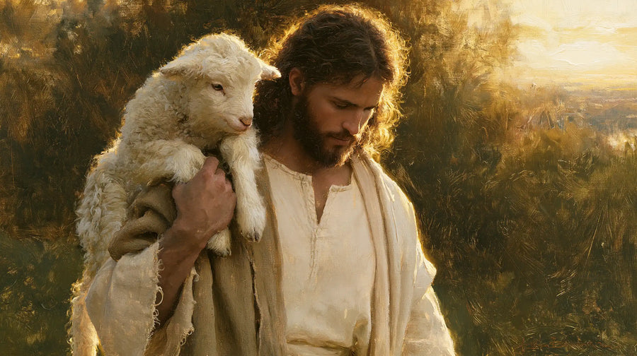 Jesus and the Lamb - Biblical Cinema · Landscape n° 8