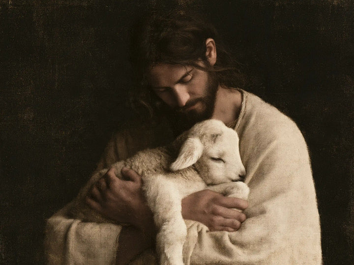 Jesus and the Lamb - Contemporary Minimalism · Landscape n° 3