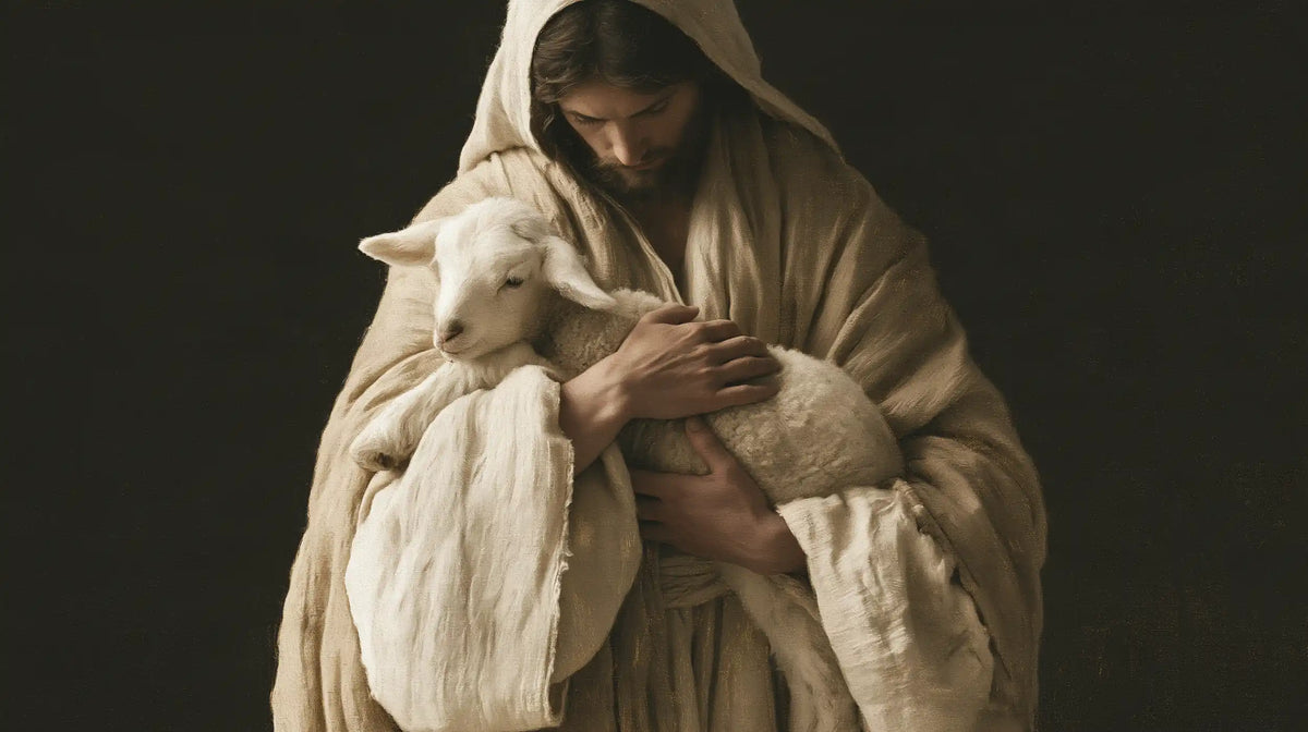 Jesus and the Lamb - Contemporary Minimalism · Landscape n° 13