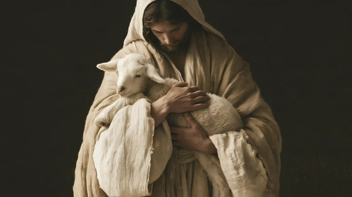 Jesus and the Lamb - Contemporary Minimalism · Landscape n° 13