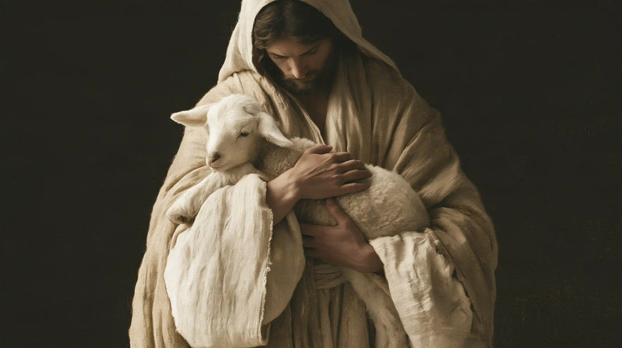 Jesus and the Lamb - Contemporary Minimalism · Landscape n° 13