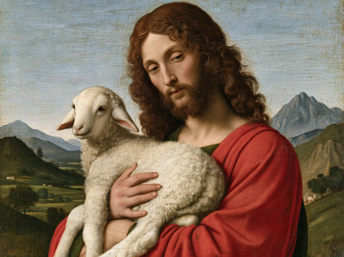 Jesus and the Lamb - Florentine Renaissance · Landscape n° 8
