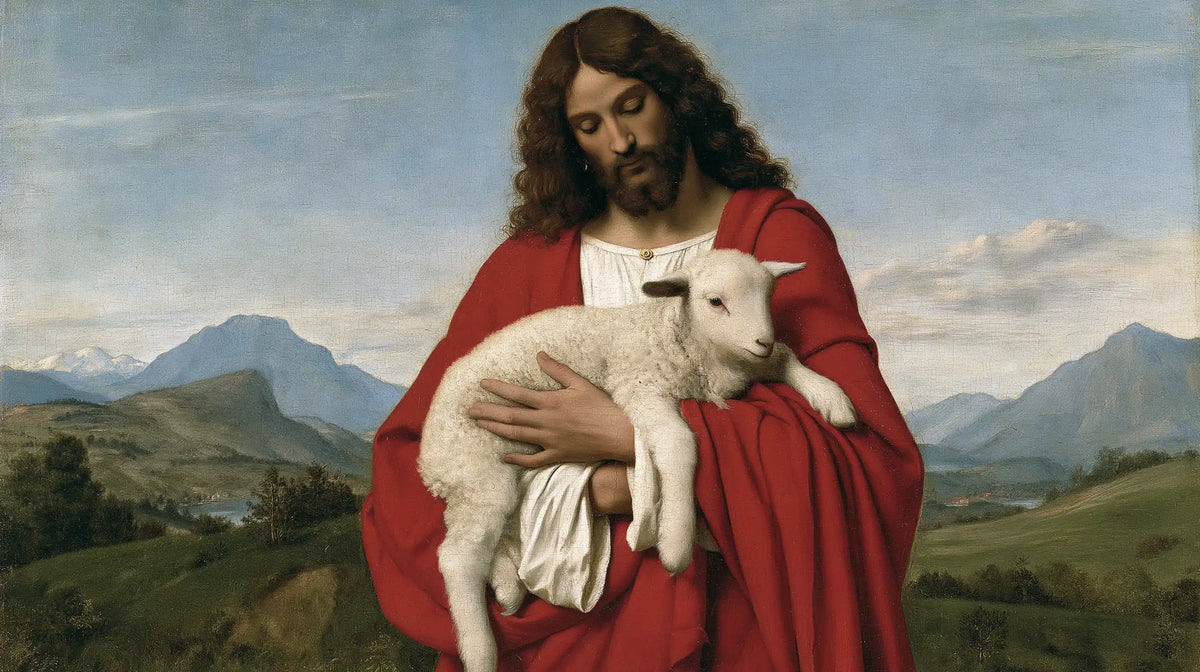 Jesus and the Lamb - Florentine Renaissance · Landscape n° 13