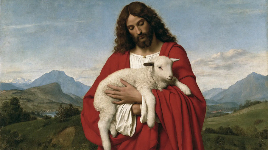 Jesus and the Lamb - Florentine Renaissance · Landscape n° 13