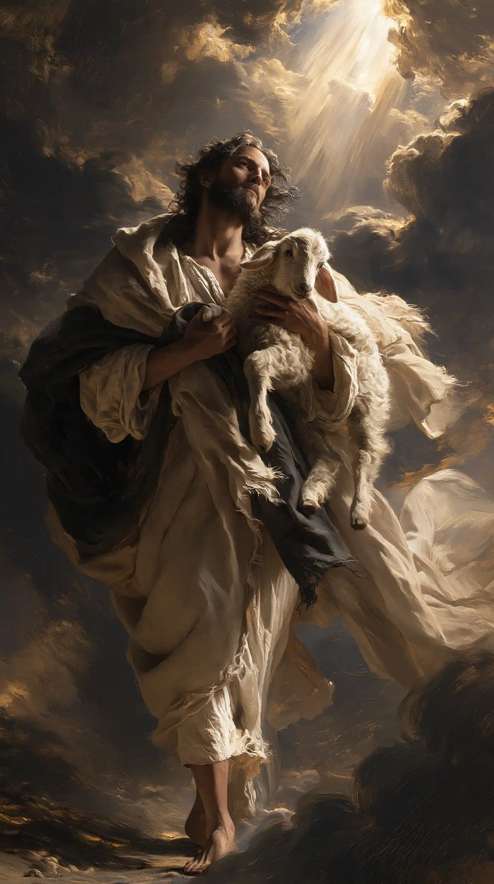Jesus and the Lamb - Theatrical Baroque · Portrait n° 2