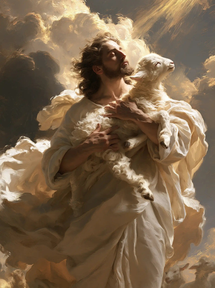 Jesus and the Lamb - Theatrical Baroque · Portrait n° 12