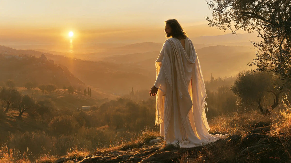 Jesus at Sunset — The Peace of the Olive Trees
