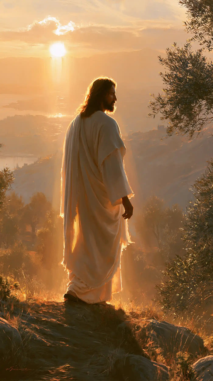 Jesus at Sunset — Light at Rest