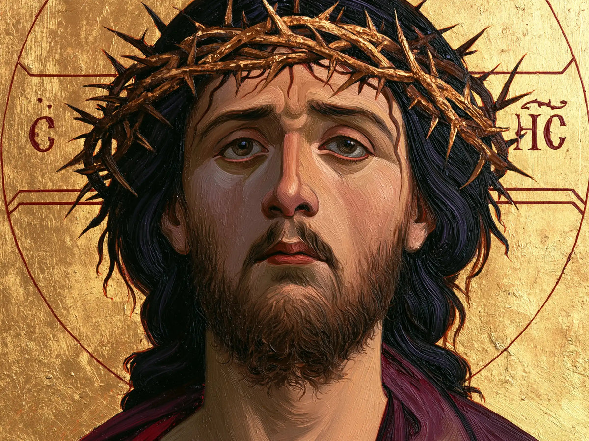 Jesus Crowned with Thorns — Heavy Eyelids in the Icon