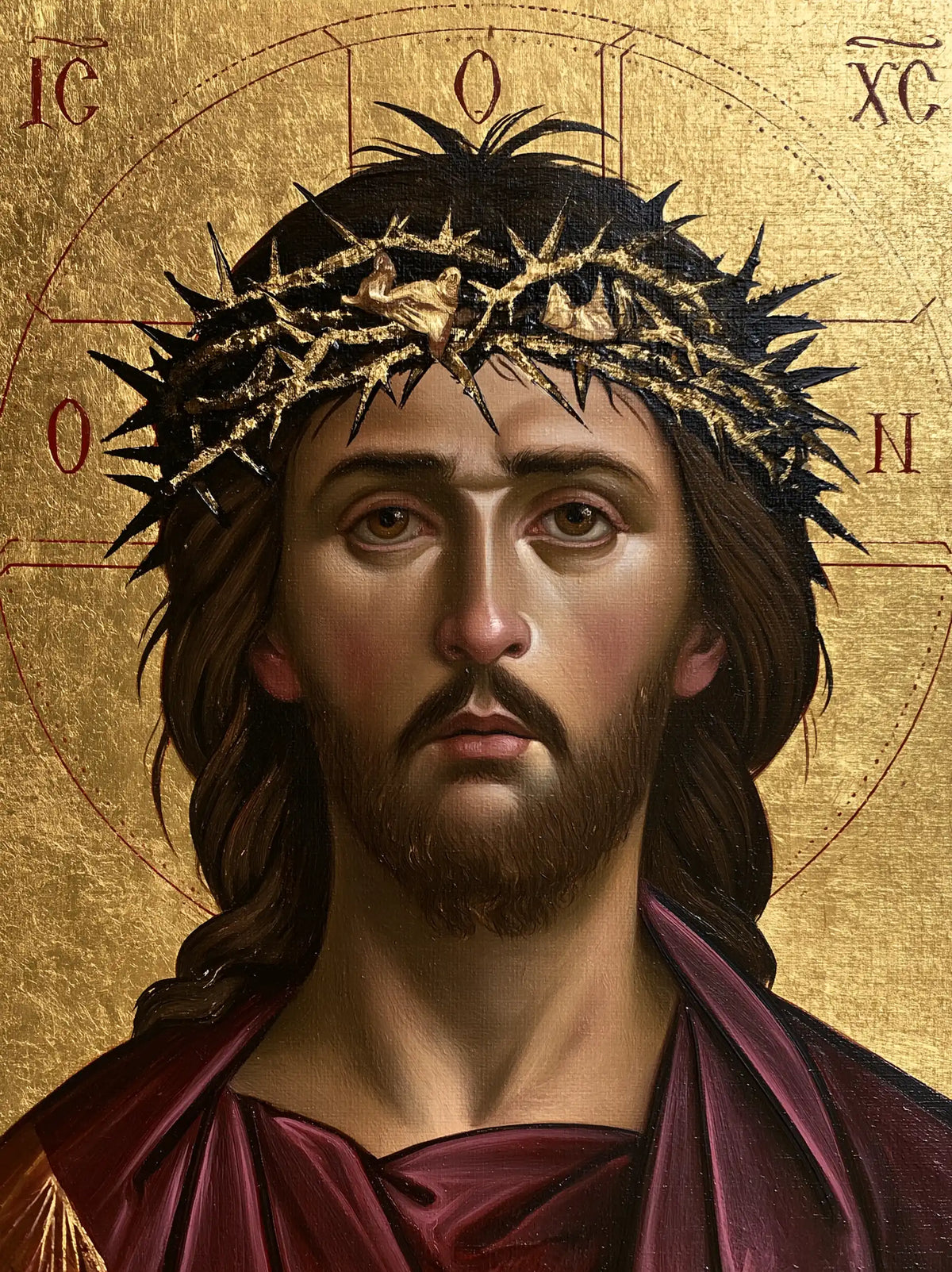 Jesus Crowned with Thorns — The Pale Thorns of Presence