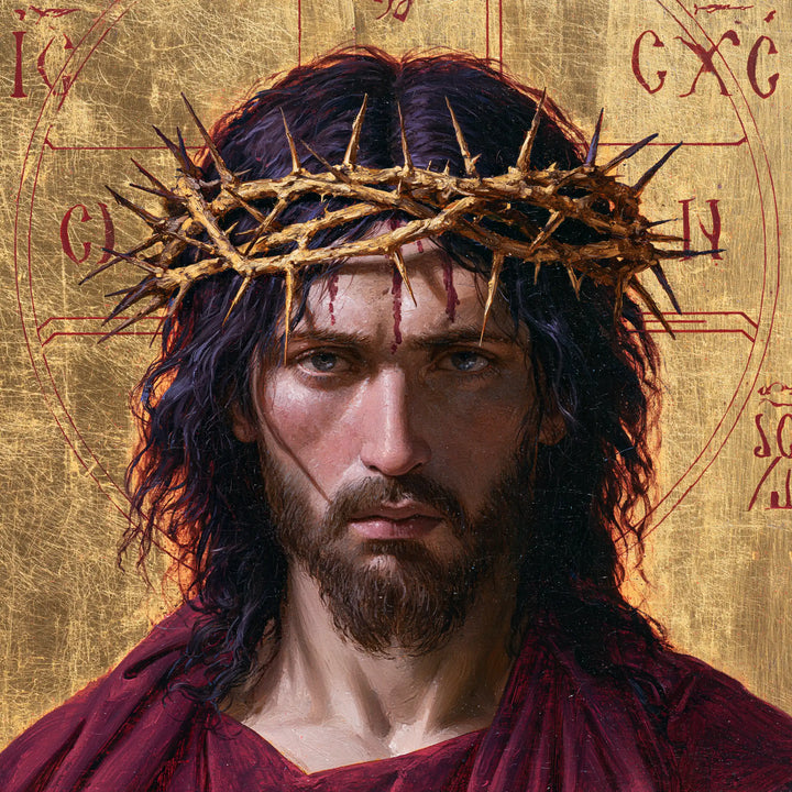 Jesus Crowned with Thorns — The Brow beneath the Fair Braid