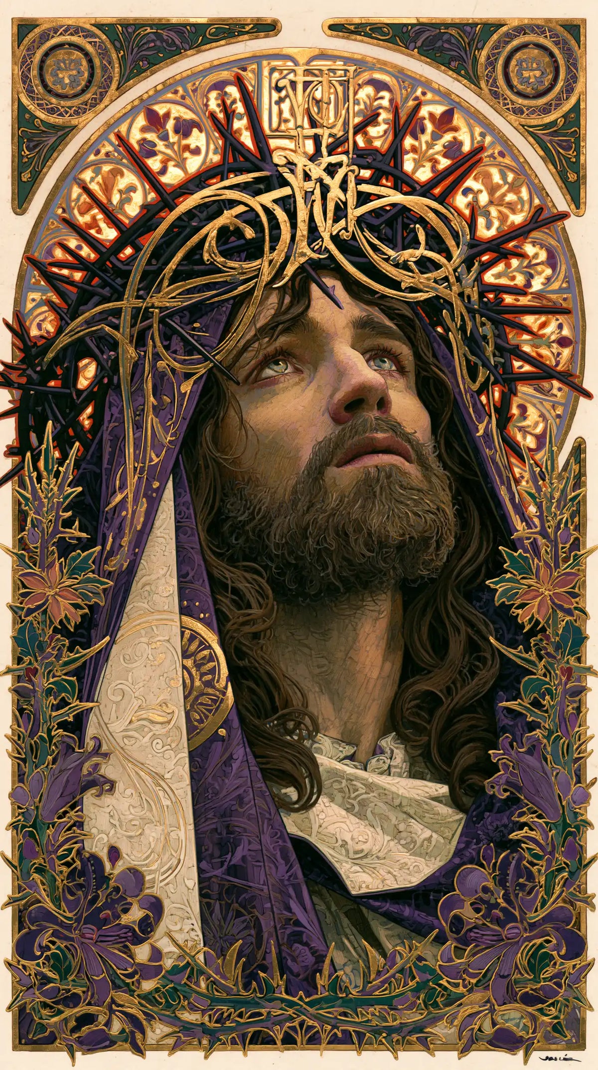 Jesus Crowned with Thorns — The Gaze in the Illuminated Arch