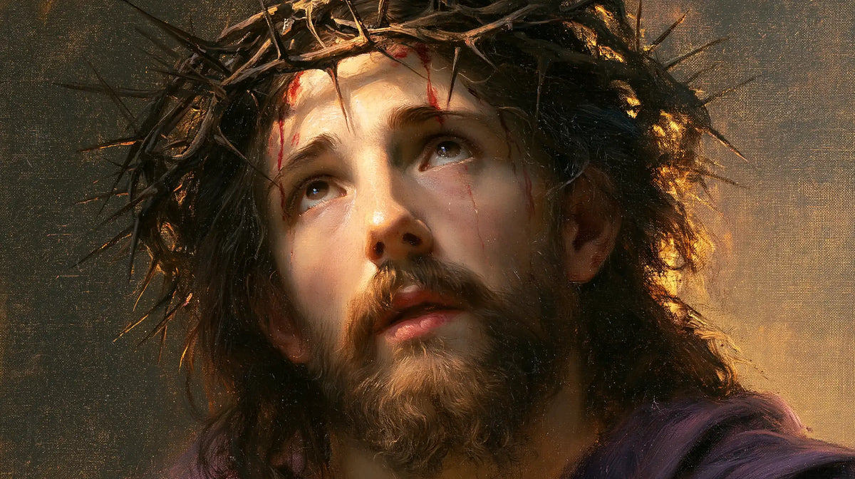 Jesus Crowned with Thorns — The Ray upon Sorrowful Eyes