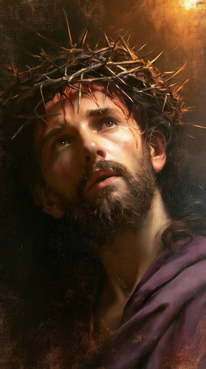 Jesus Crowned with Thorns — The Head Inclined toward the High Gleam