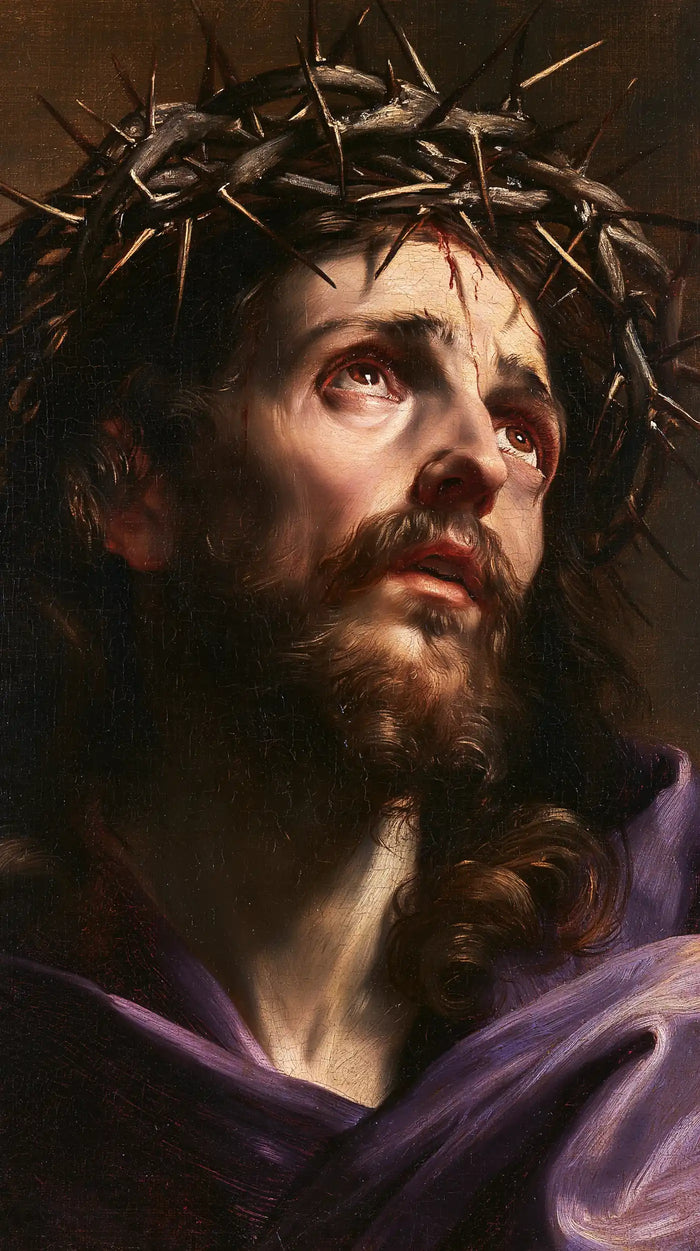 Jesus Crowned with Thorns — Eyes in the Passage of Light