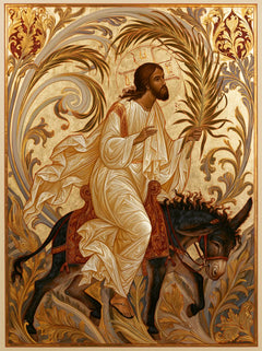 Jesus Enters Jerusalem – Sacred Art Nouveau · Portrait no. 9