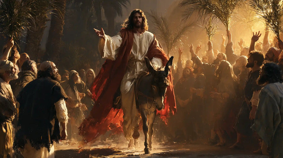 Jesus Enters Jerusalem – Theatrical Baroque · Landscape no. 8