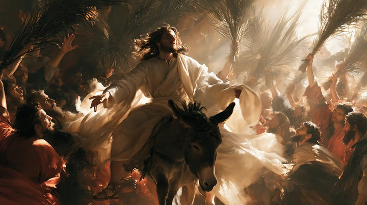 Jesus Enters Jerusalem – Theatrical Baroque · Landscape no. 14
