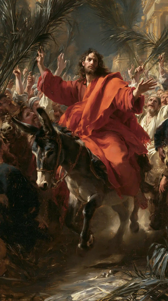 Jesus Enters Jerusalem – Theatrical Baroque · Portrait no. 3