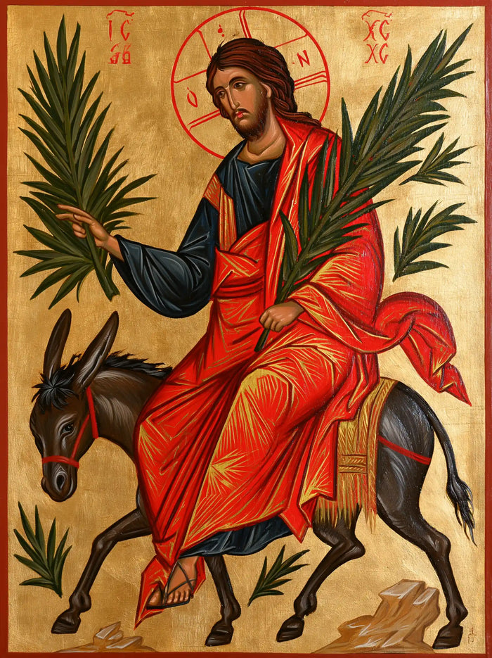 Jesus Enters Jerusalem – Contemporary Byzantine · Portrait no. 7