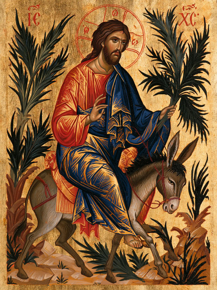 Jesus Enters Jerusalem – Contemporary Byzantine · Portrait no. 8