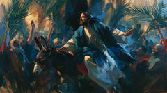 Jesus Enters Jerusalem – Expressionist · Landscape no. 9