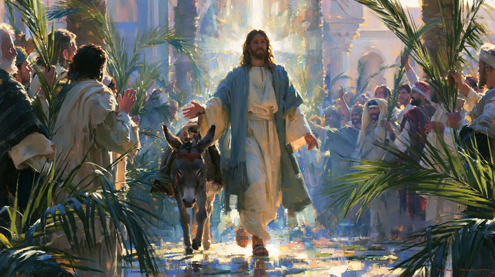 Jesus Enters Jerusalem – Impressionist · Landscape no. 7