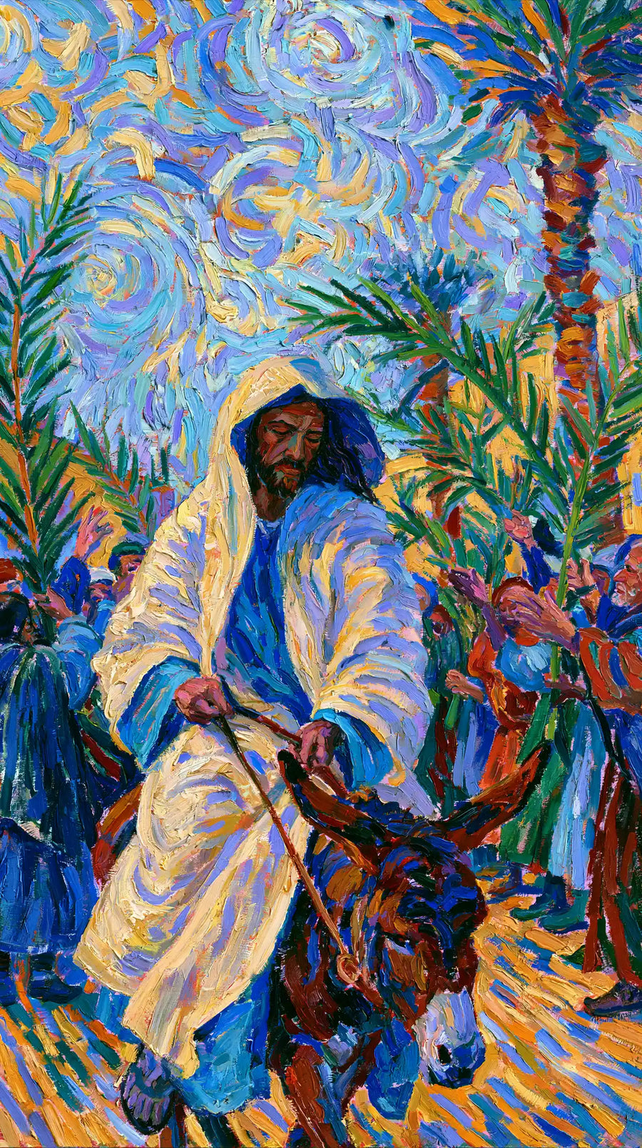 Jesus Enters Jerusalem – Post-Impressionist · Portrait no. 3