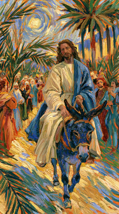 Jesus Enters Jerusalem – Post-Impressionist · Portrait no. 4