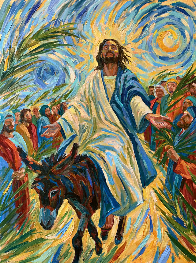 Jesus Enters Jerusalem – Post-Impressionist · Portrait no. 8